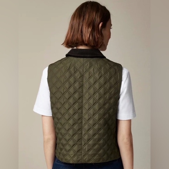 J. Crew Quilted Barn Vest, Black, NWT - Picture 13 of 13